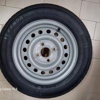 Ruota di scorta per carrello 155/70 R13