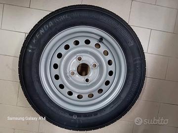 Ruota di scorta per carrello 155/70 R13