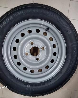 Ruota di scorta per carrello 155/70 R13