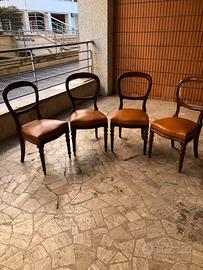 Sedie stile Inglese.