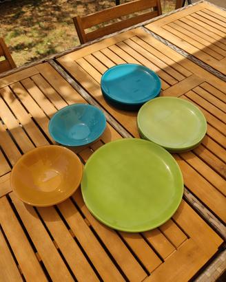 Piatti in vetro colorato Ikea