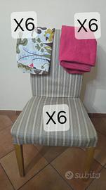 sedie ikea 6 HENRIKSDAL salotto cucina