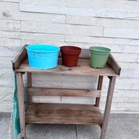 Banchetto da giardinaggio in legno bambini