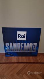 Cartello poster originale Sanremo 2026
