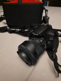 Canon EOS 2000D + Sigma 18-200mm + Borsa + Kit 