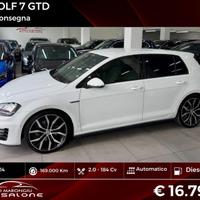 VW GOLF 7 GTD 2.0 TDI DSG 5p. FINANZIABILE