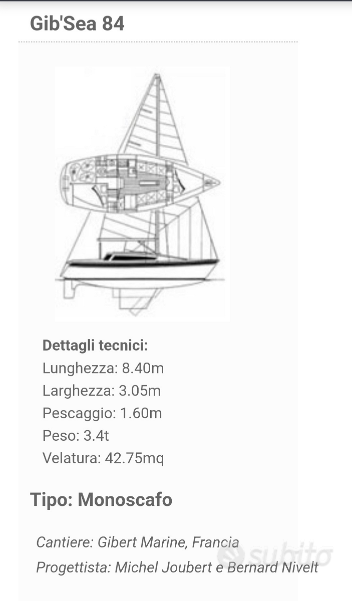 GIB'SEA 84 — Vedi foto 1
