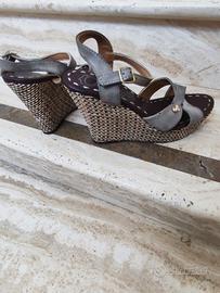 Sandali donna con zeppa 
