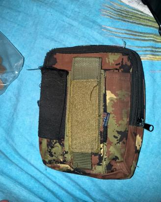 Marsupietto militare con zip + spalline per GAP
