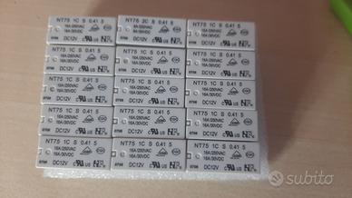 N.15 relè NT75  1C  S 0.41 5     12 Volt   16 A