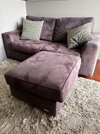 Divano letto 2 posti + pouf Poltronesofà