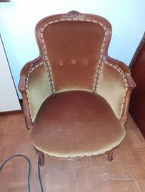 Poltroncina in stile veneto-bergamasco