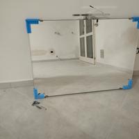 specchio con led 70x 100 cm