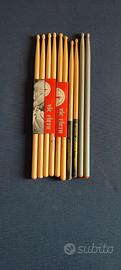 5 paia bacchette batteria vic firth