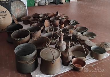 Pentole in rame 47 pezzi