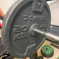 Dischi ghisa 28mm Domynos pesi decathlon