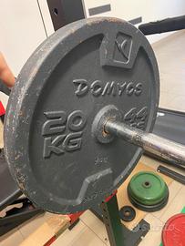 Dischi ghisa 28mm Domynos pesi decathlon