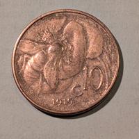 10 centesimi ape 1919