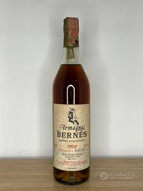 Armagnac Bernés 1972 Vintage Francese Collezione