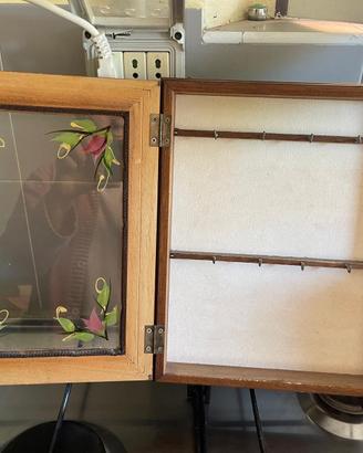 Bacheca portachiavi in legno