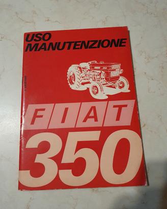 Libretto uso/manutenzione Trattore Fiat 350