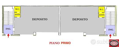 Immobile di 135 m² con 2 locali a Cesena