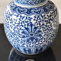 SUPERBO Vaso/Potiche orientale fine porcellana