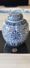 SUPERBO Vaso/Potiche orientale fine porcellana