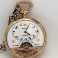 Orologio da tasca Hebdomas laminato 8 giorni con c