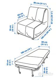 Poltrona letto ikea