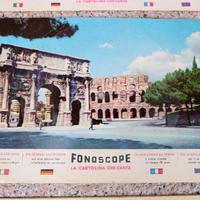 cartoline - disco  anni 1957  fonoscope