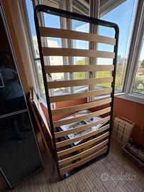 Rete per letto singolo a doghe 90x190