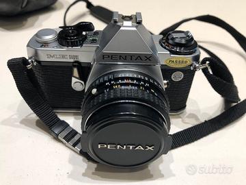 Pentax ME Super Con SMC Pentax M 50mm f1.7 con cus