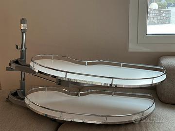 Ripiani girevoli per dispensa ad angolo