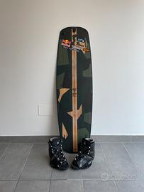 Wakebord boots casco e giubbotto salvagente