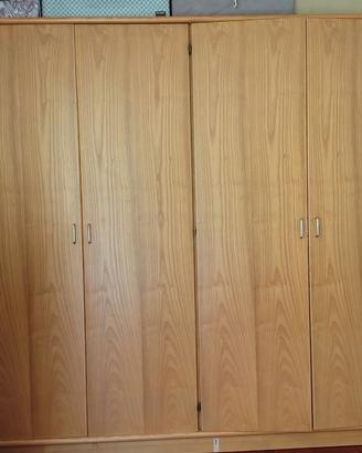 Armadio 4 ante in rovere