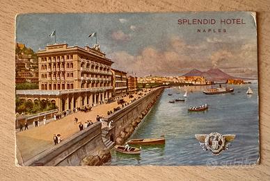 Cartolina d’epoca Hotel Splendid Napoli