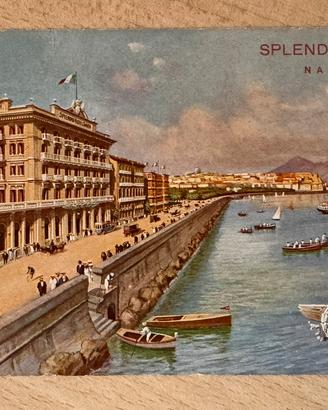 Cartolina d’epoca Hotel Splendid Napoli