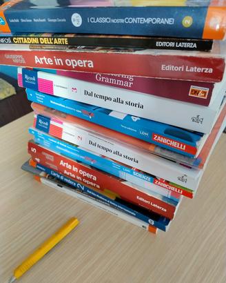 libri di testo per liceo artistico come nuovi