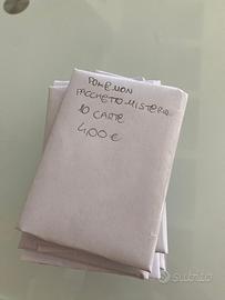 Carte pokemon in pacchetti da 10