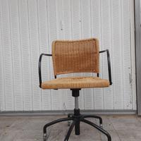 Sedia ikea ufficio in rattan