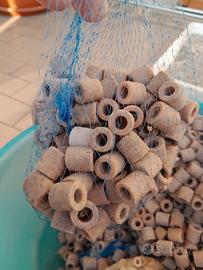 Cannolicchi per filtro acquario dolce o marino