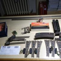 Rivarossi Binari,scambi elettrici,comando a leve