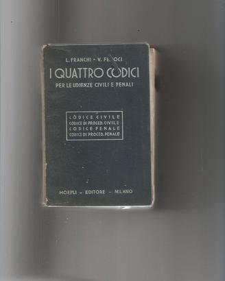 I QUATTRO CODICI HOEPLI 1953