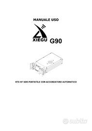 Guida Manuale completo uso Xiegu G90