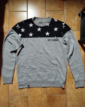 Felpa Grigia e Nera Terranova