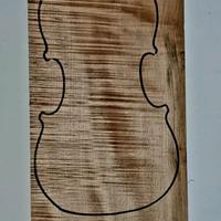 Acero marezzato per violino 