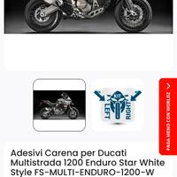 Adesivi Ducati Multistrada Enduro 1200