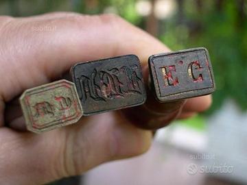 Antico sigillo timbro per ceralacca