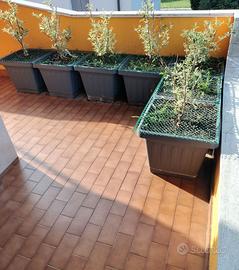 Vasi con sottovaso nuovi  50x50 h45